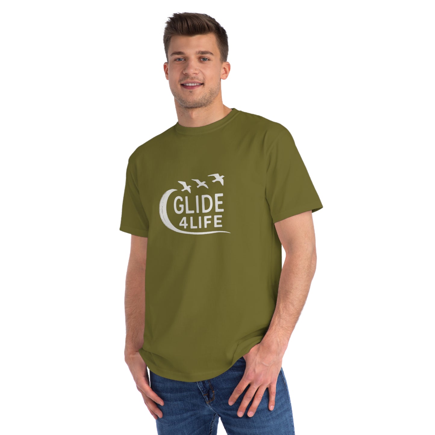 Glide 4 Life Tee, - Organic Unisex Classic T-Shirt Eco-Friendly Apparel