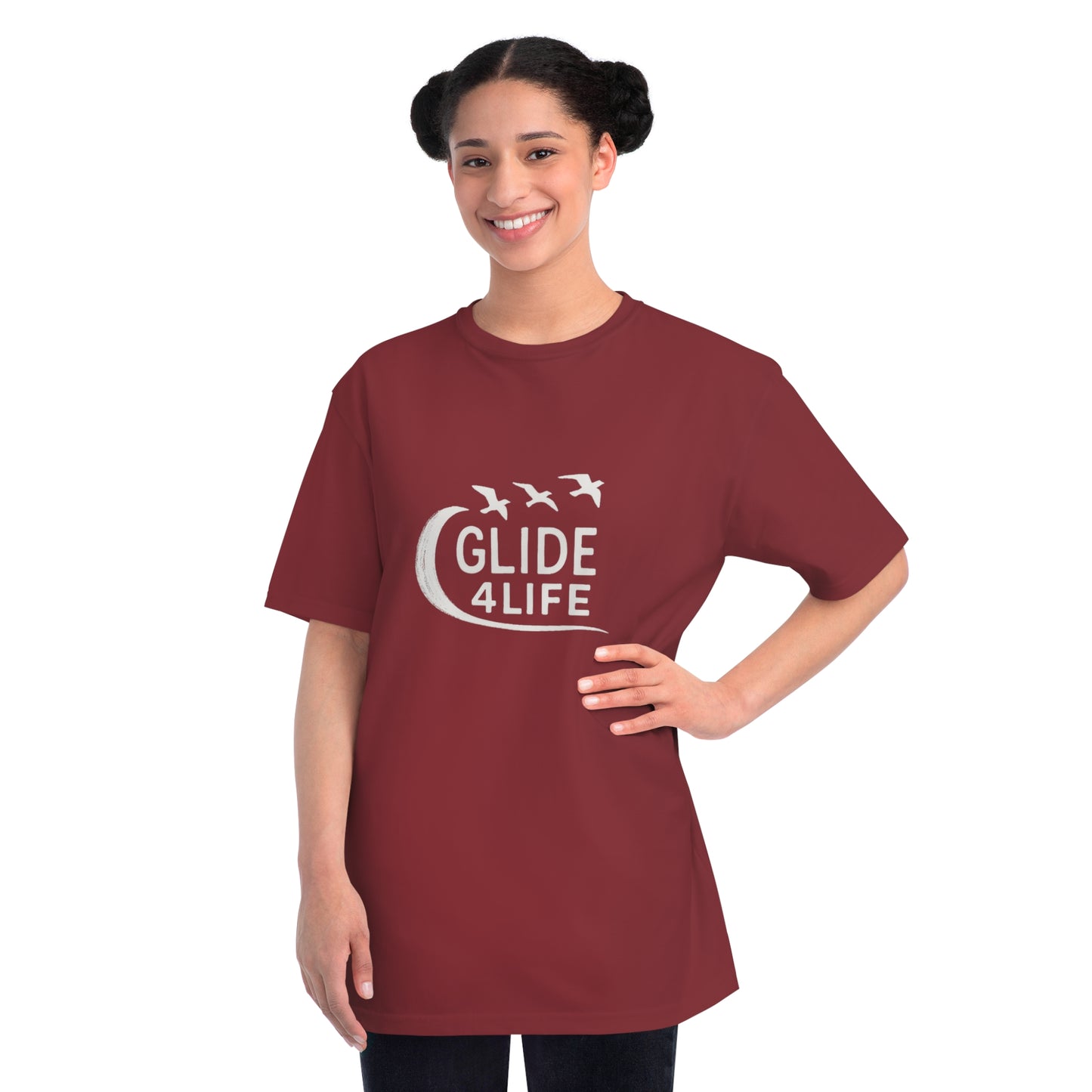 Glide 4 Life Tee, - Organic Unisex Classic T-Shirt Eco-Friendly Apparel