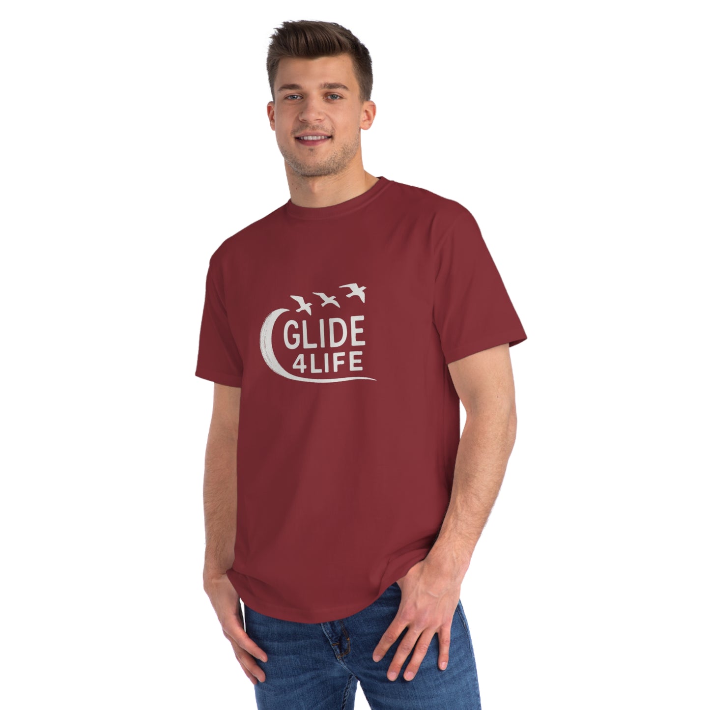 Glide 4 Life Tee, - Organic Unisex Classic T-Shirt Eco-Friendly Apparel