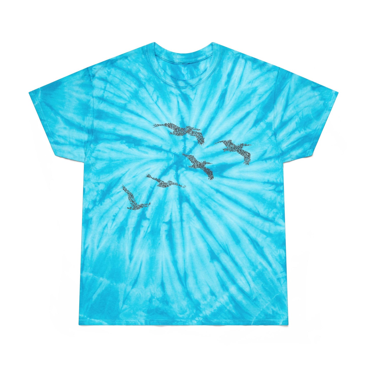 Glide like nobody’s watching -Tie-Dye T-shirt