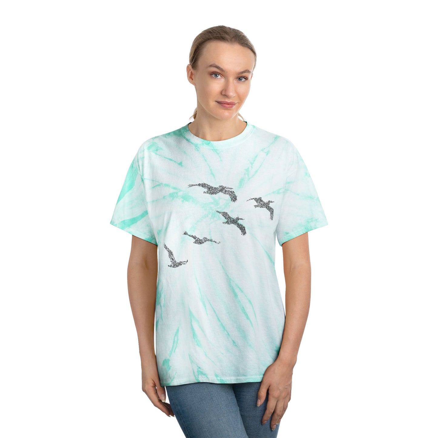 Glide like nobody’s watching -Tie-Dye T-shirt