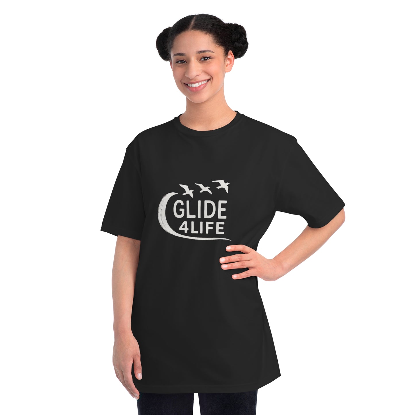 Glide 4 Life Tee, - Organic Unisex Classic T-Shirt Eco-Friendly Apparel