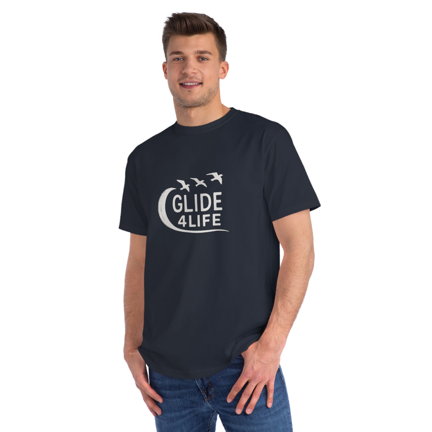 Glide 4 Life Tee, - Organic Unisex Classic T-Shirt Eco-Friendly Apparel