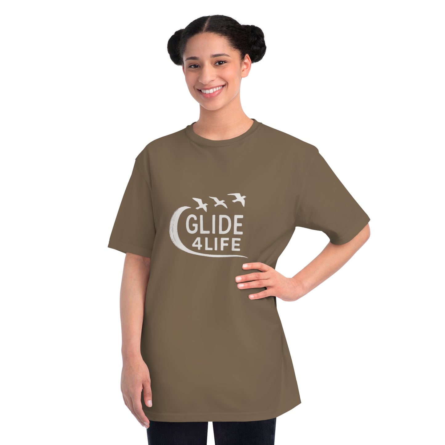 Glide 4 Life Tee, - Organic Unisex Classic T-Shirt Eco-Friendly Apparel