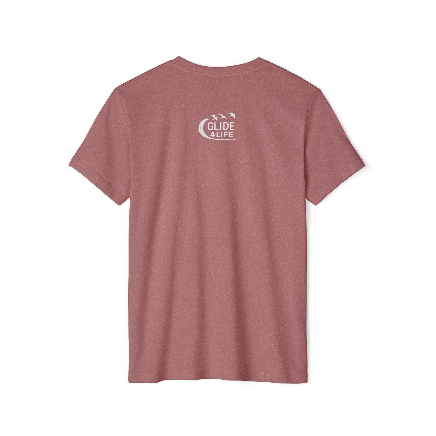 Glide4Life - Eco-Friendly Color Graphic Tee, Unisex Recycled T-Shirt,