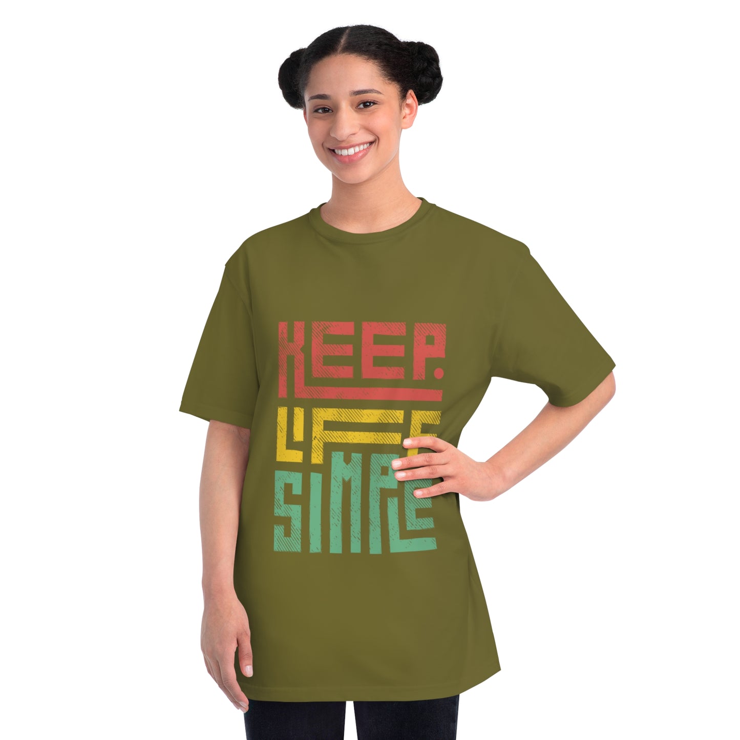 Keep Life Simple - Eco-Friendly T-Shirt - Keep Life Simple Tee, Unisex Casual Wear,
