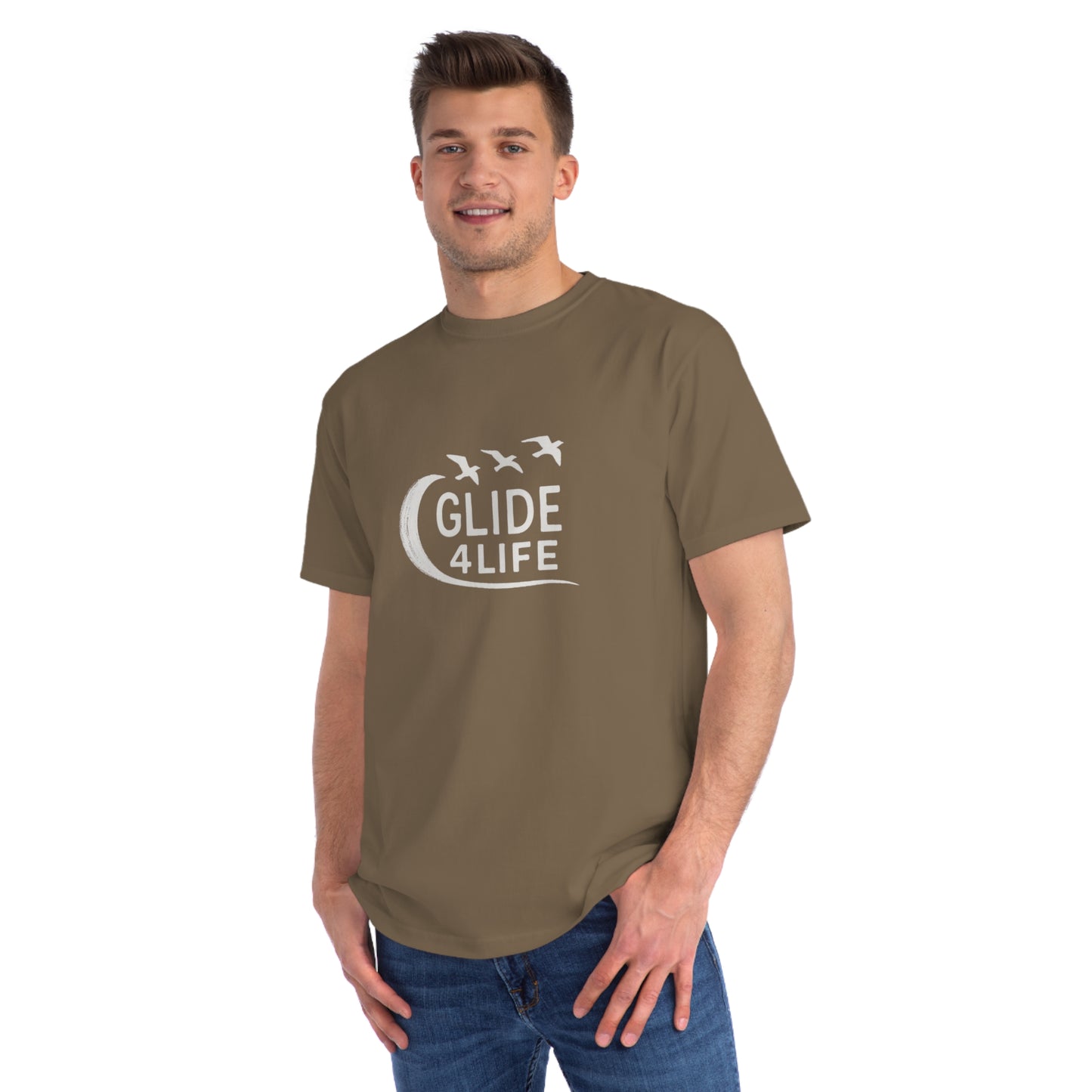 Glide 4 Life Tee, - Organic Unisex Classic T-Shirt Eco-Friendly Apparel