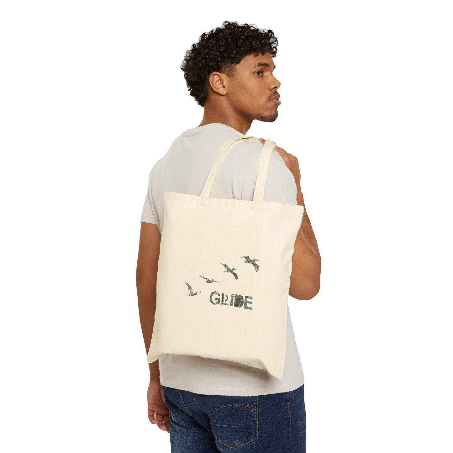 Plastic Tears - Artistic Cotton Canvas Tote Bag, Eco-Friendly Bag,