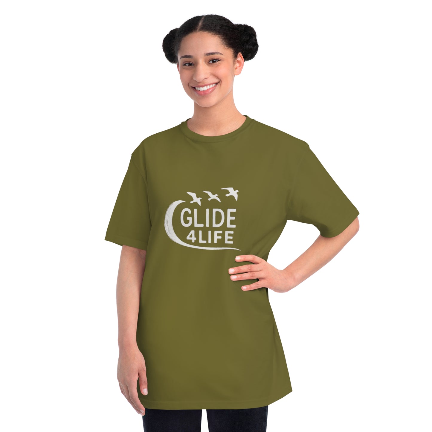 Glide 4 Life Tee, - Organic Unisex Classic T-Shirt Eco-Friendly Apparel