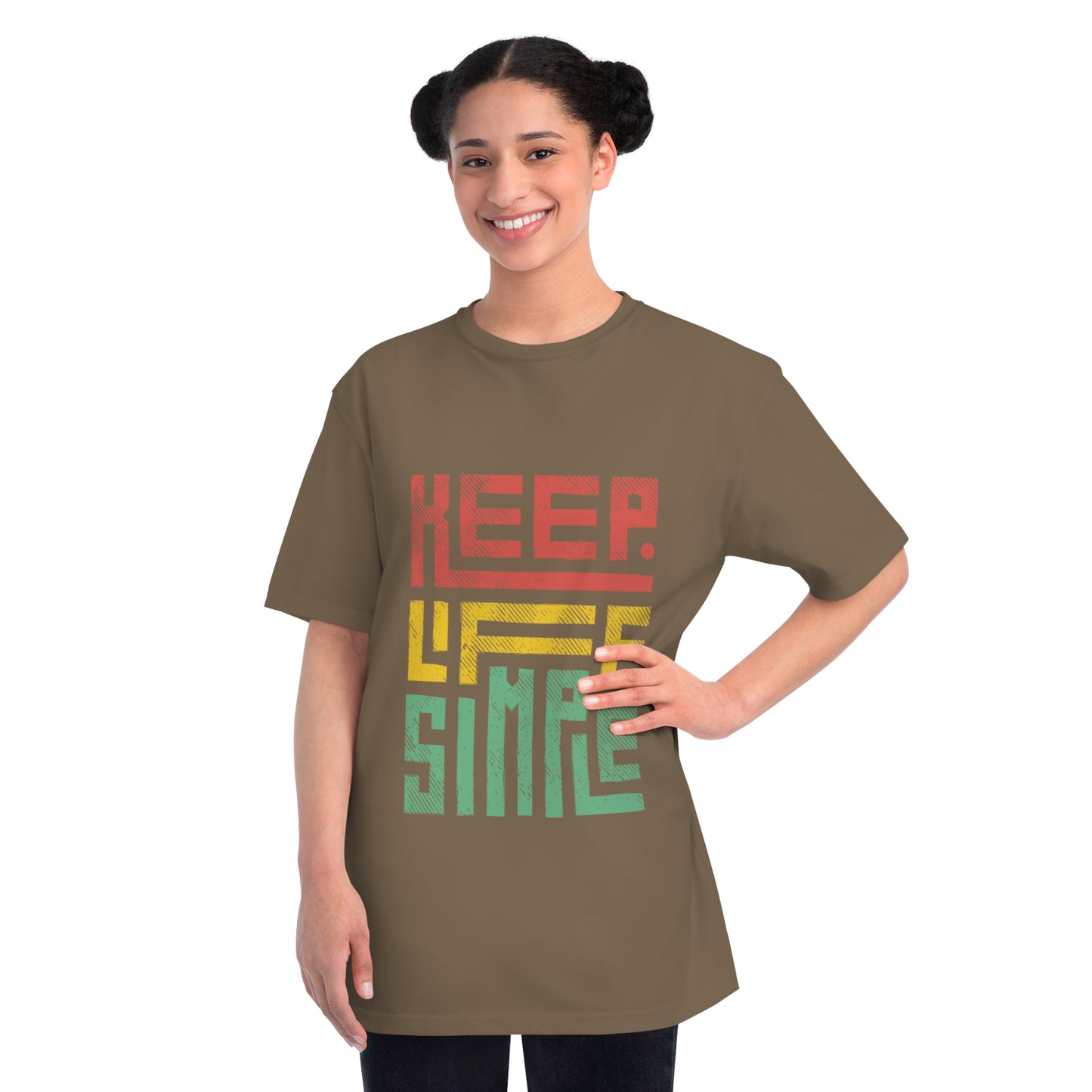 Keep Life Simple - Eco-Friendly T-Shirt - Keep Life Simple Tee, Unisex Casual Wear,