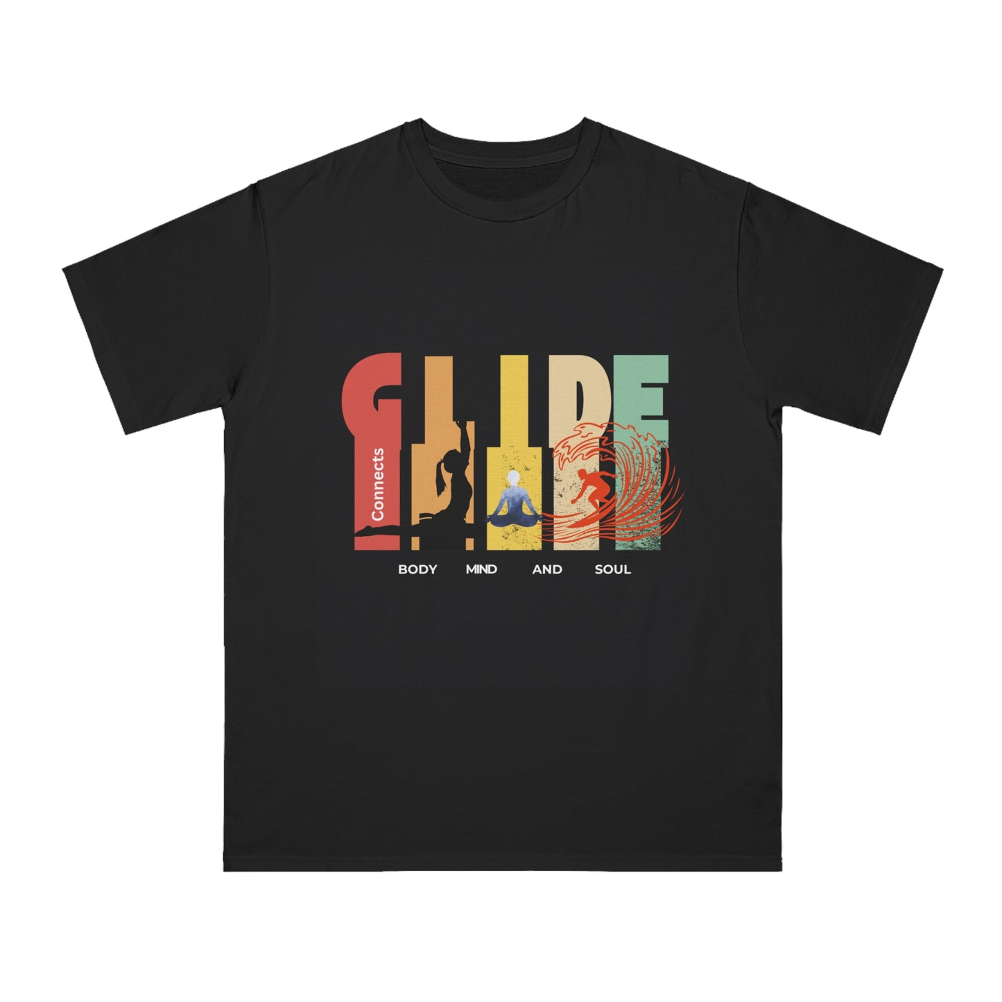 Glide - Connects Body, Mind & Soul Unisex Organic Tee