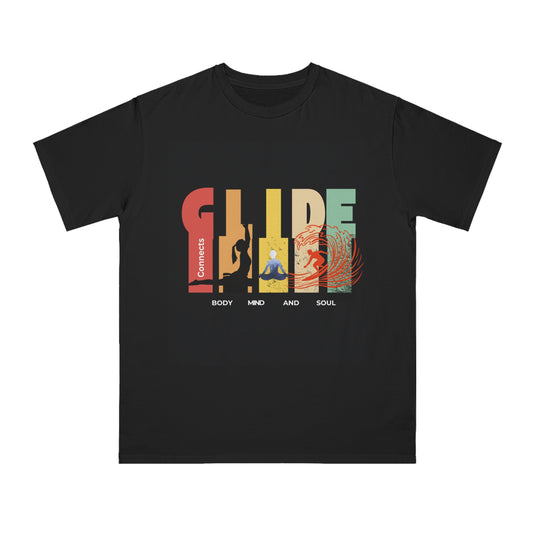 Glide - Connects Body, Mind & Soul Unisex Organic Tee