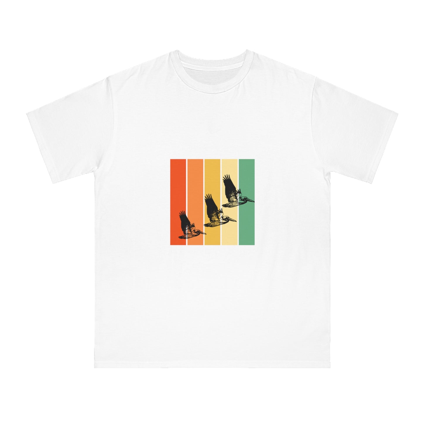 Glide Vibes - Organic Unisex Classic T-Shirt with Vibrant Retro Design