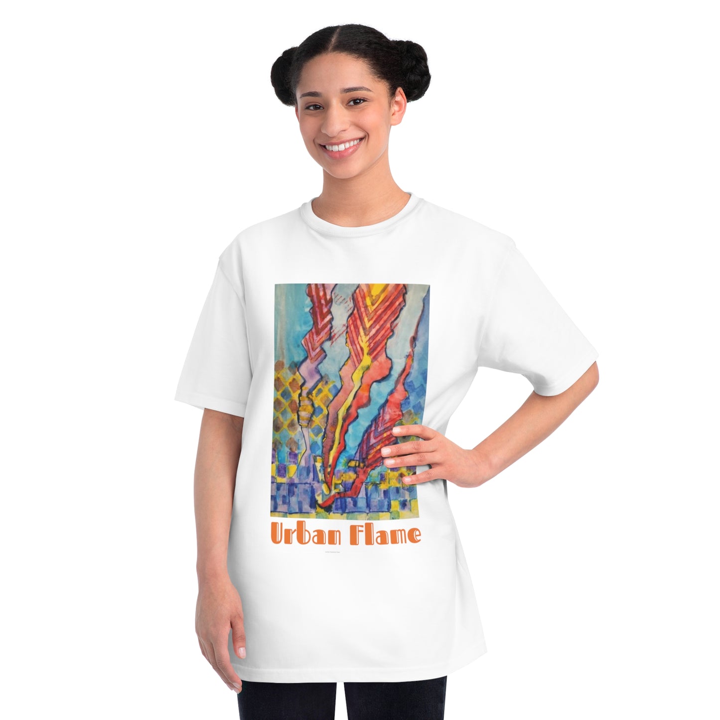 Urban Flame - Handcrafted Organic Unisex Classic T-Shirt