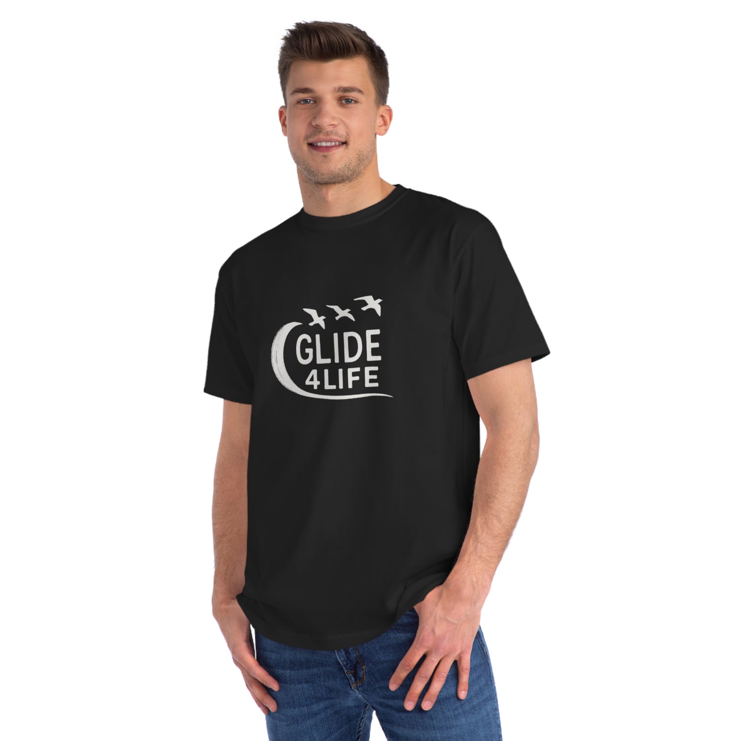 Glide 4 Life Tee, - Organic Unisex Classic T-Shirt Eco-Friendly Apparel