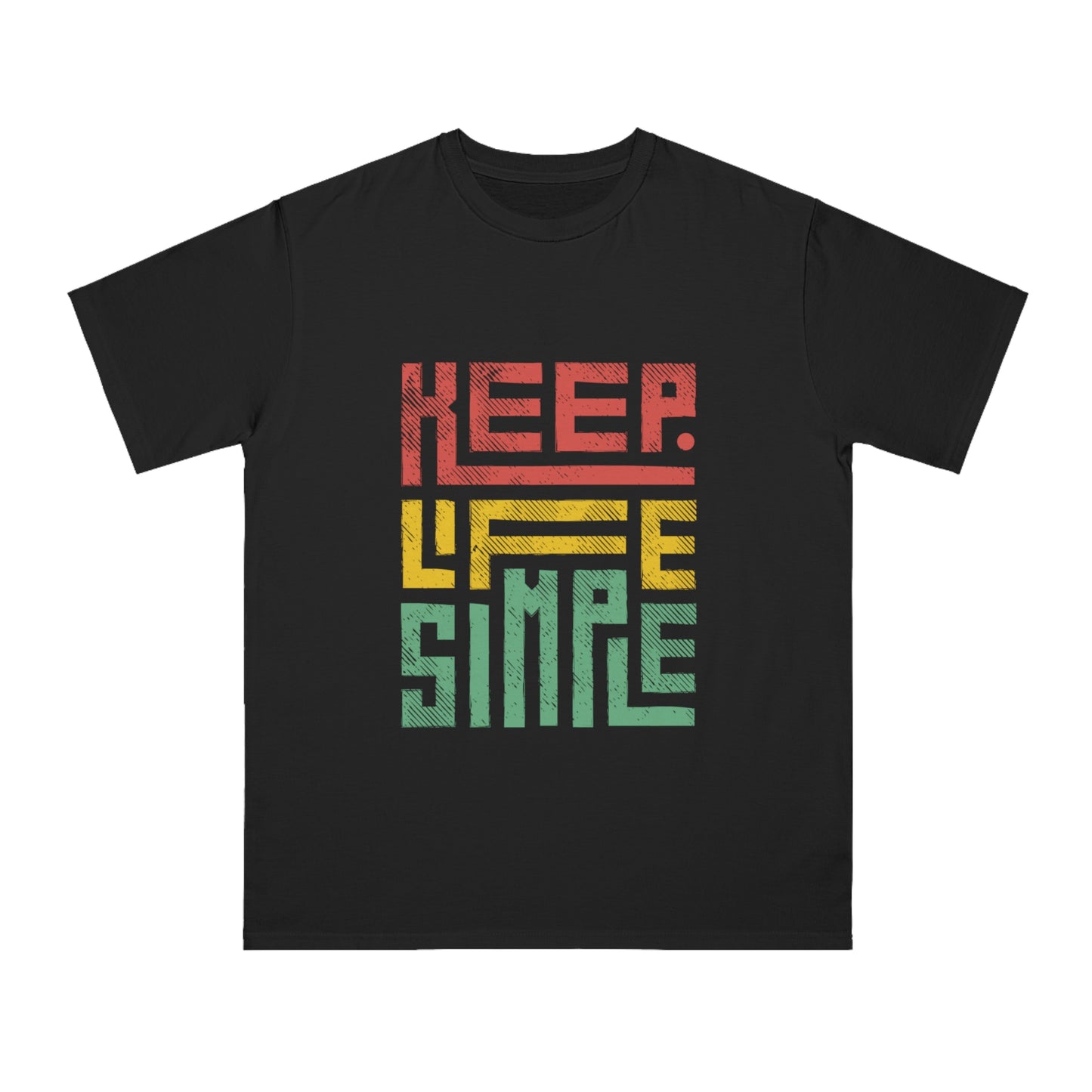 Keep Life Simple - Eco-Friendly T-Shirt - Keep Life Simple Tee, Unisex Casual Wear,