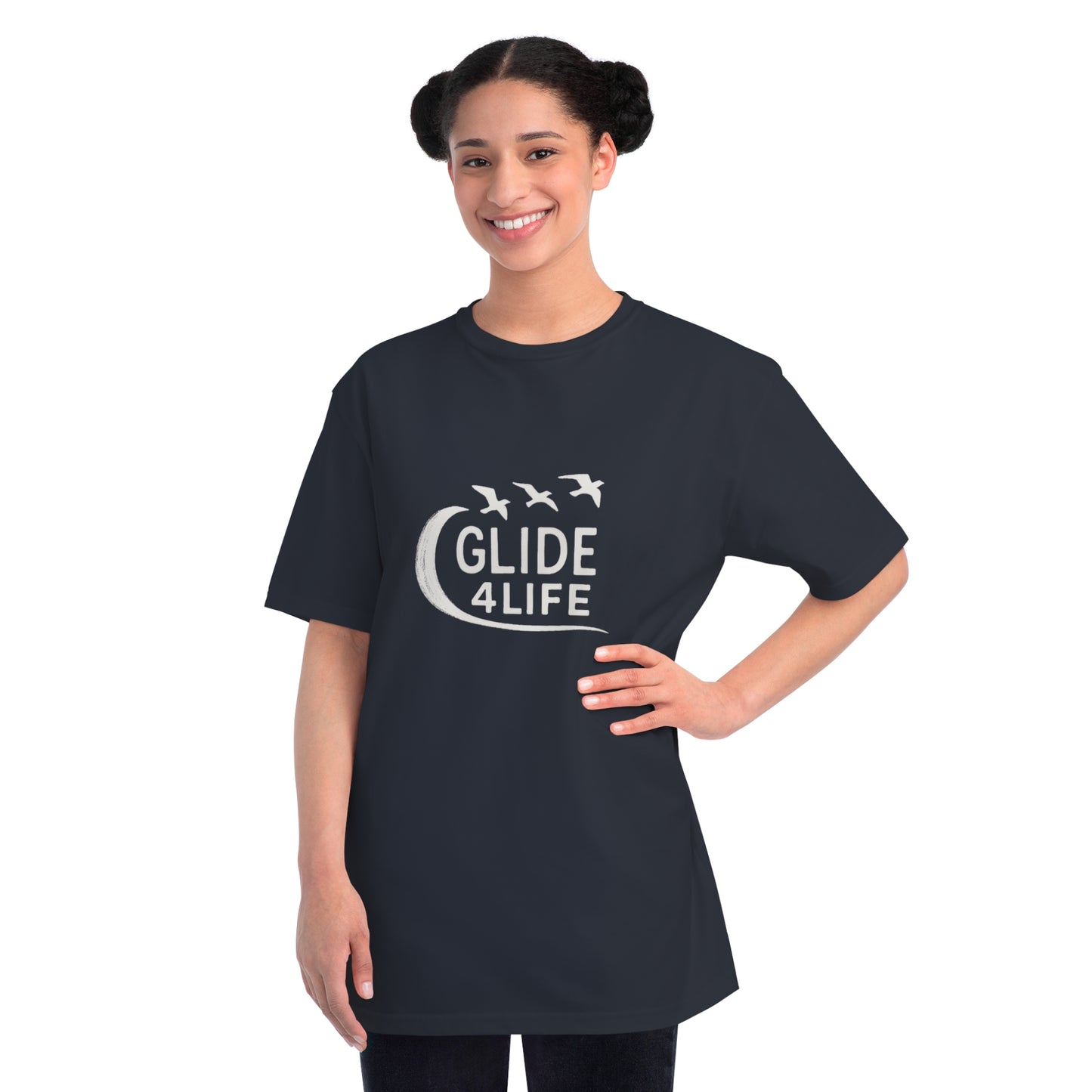 Glide 4 Life Tee, - Organic Unisex Classic T-Shirt Eco-Friendly Apparel