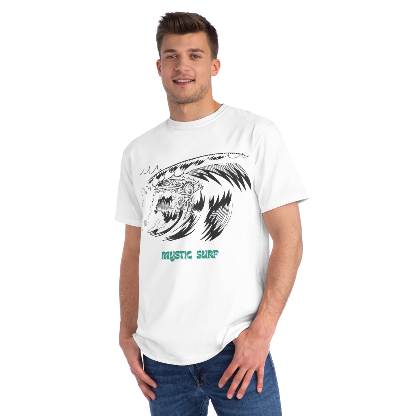 Mystic Surf - Hand Drawn Organic Unisex Classic T-Shirt