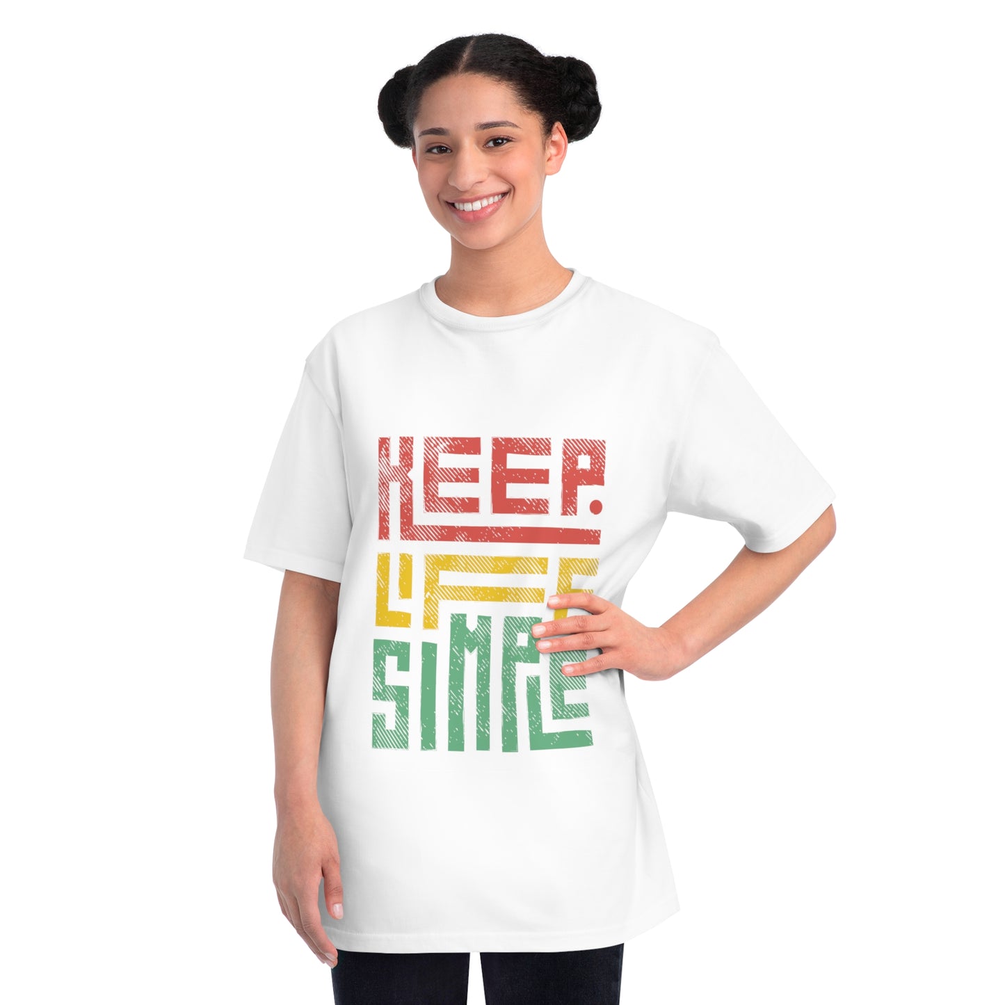 Keep Life Simple - Eco-Friendly T-Shirt - Keep Life Simple Tee, Unisex Casual Wear,