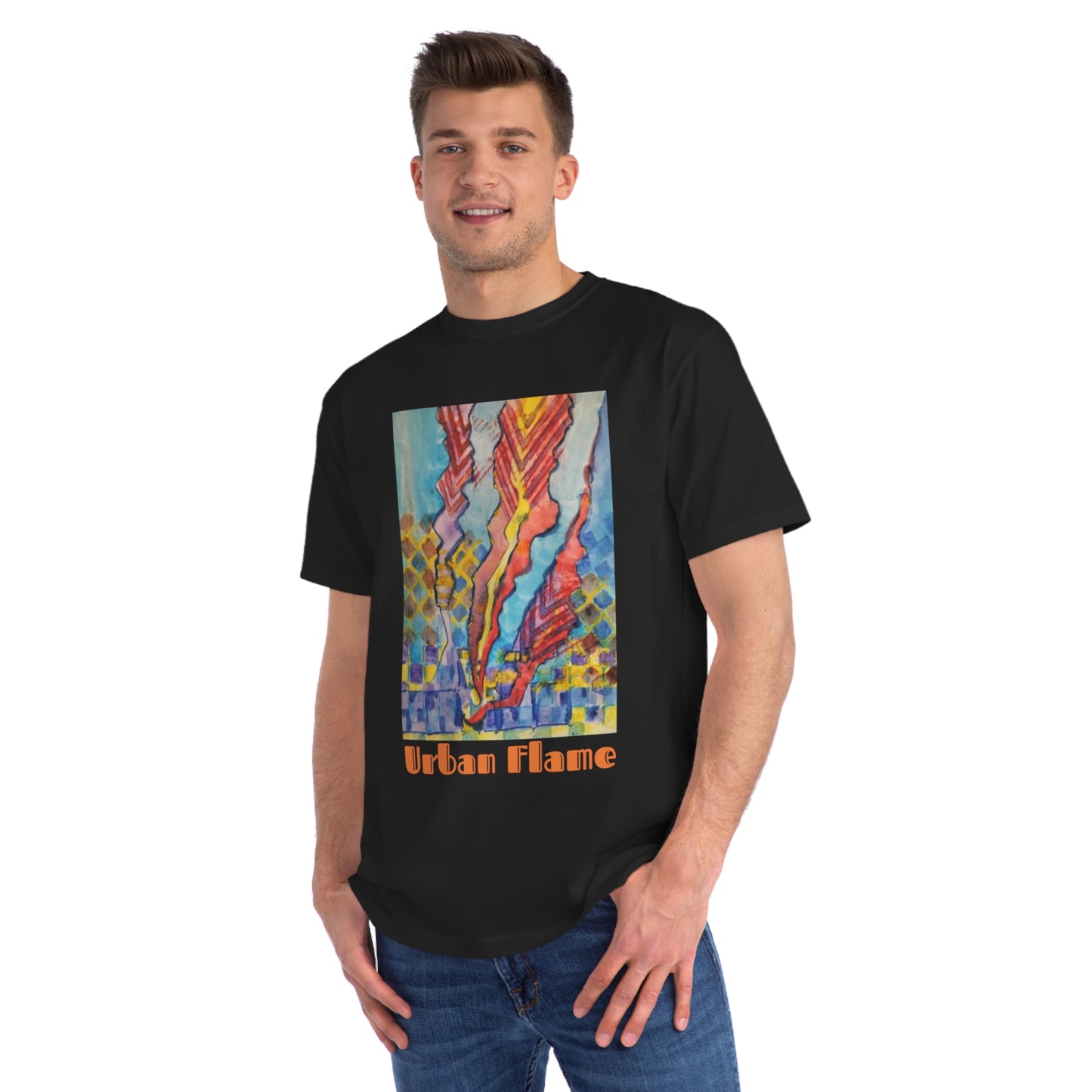 Urban Flame - Handcrafted Organic Unisex Classic T-Shirt