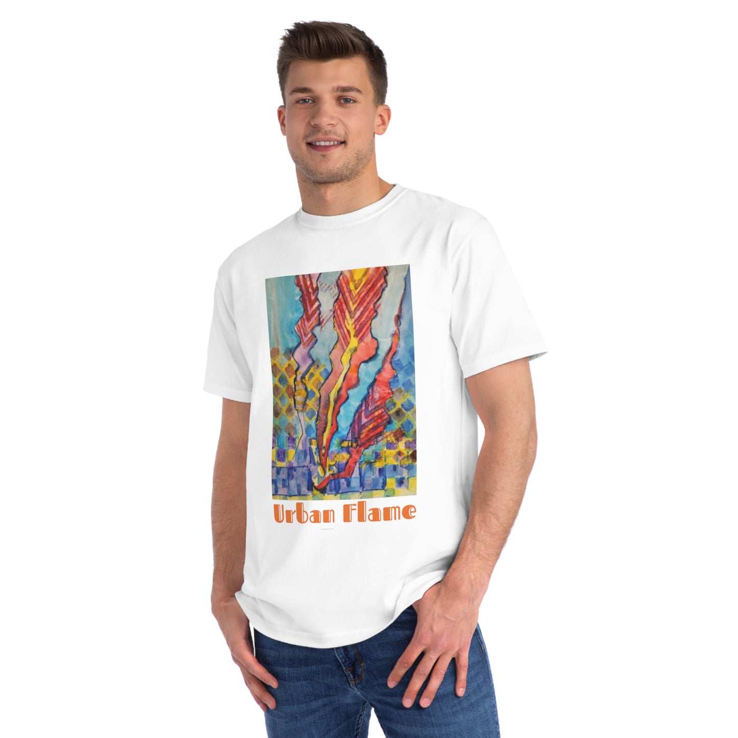 Urban Flame - Handcrafted Organic Unisex Classic T-Shirt