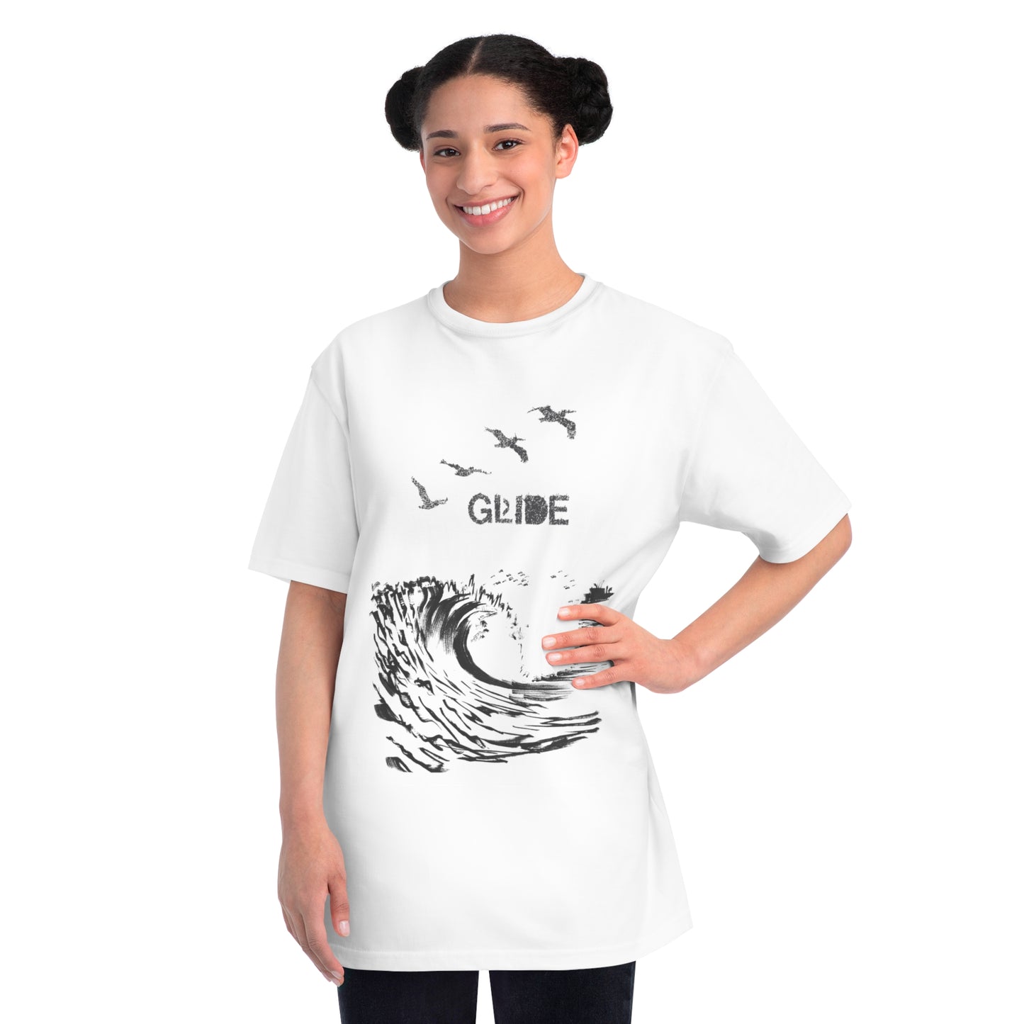 Waves, & Wings - Inspired Organic Unisex Classic T-Shirt,