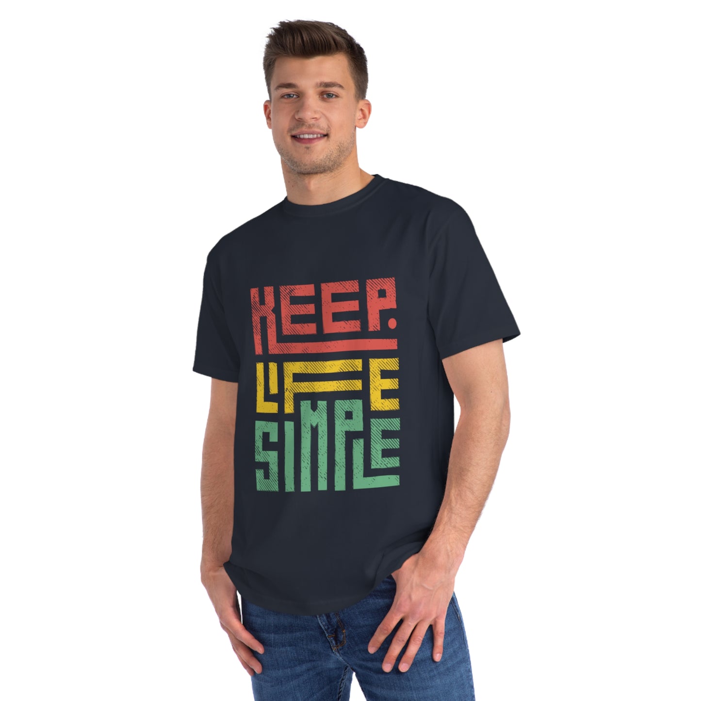Keep Life Simple - Eco-Friendly T-Shirt - Keep Life Simple Tee, Unisex Casual Wear,