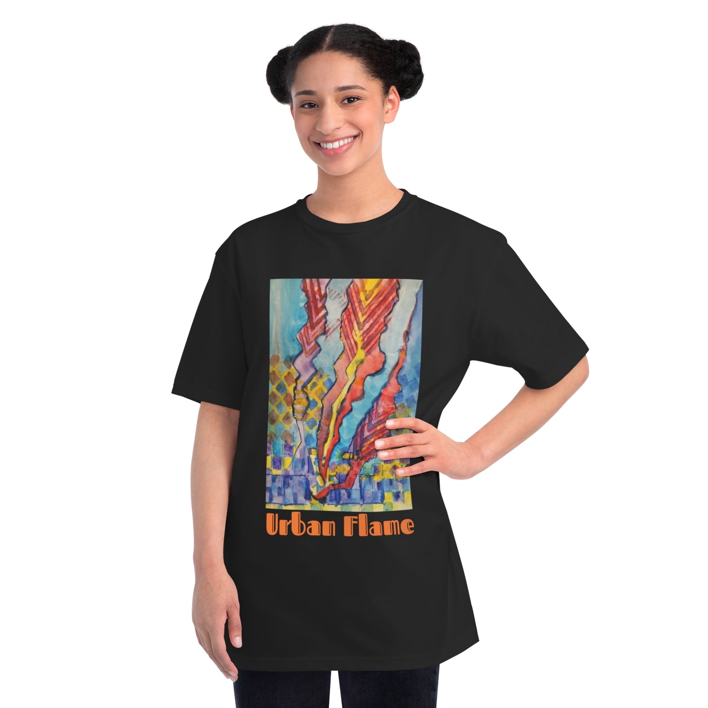 Urban Flame - Handcrafted Organic Unisex Classic T-Shirt