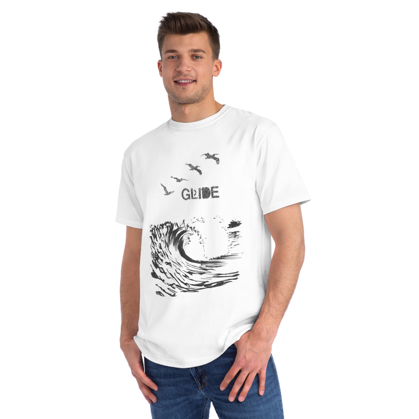 Waves, & Wings - Inspired Organic Unisex Classic T-Shirt,