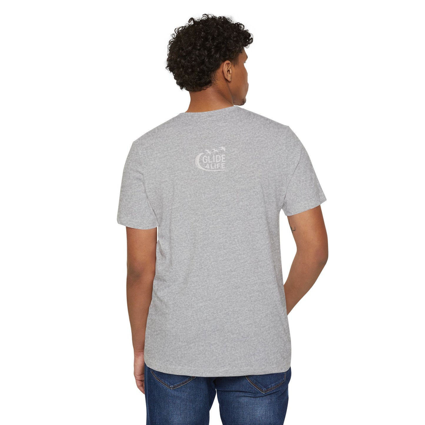 Glide4Life - Eco-Friendly Color Graphic Tee, Unisex Recycled T-Shirt,