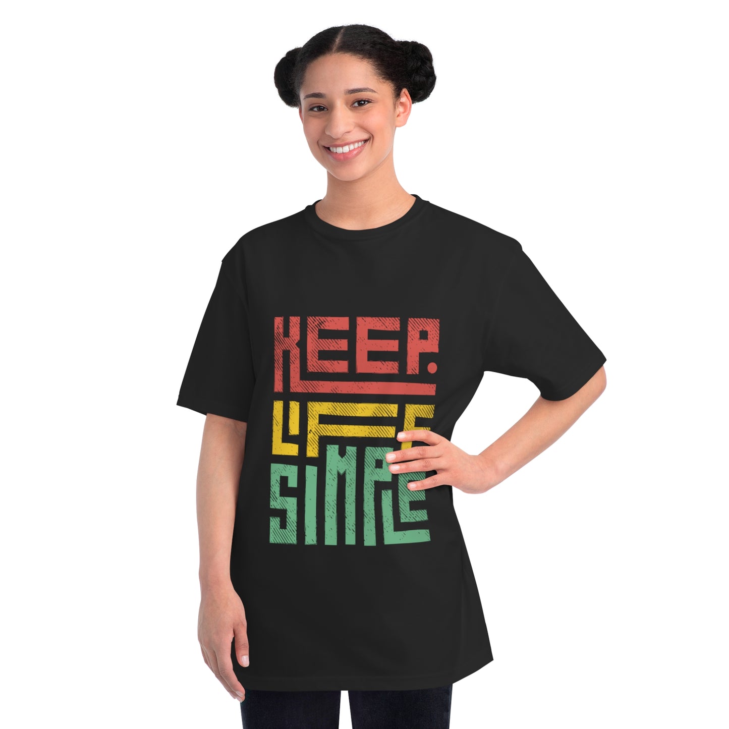 Keep Life Simple - Eco-Friendly T-Shirt - Keep Life Simple Tee, Unisex Casual Wear,