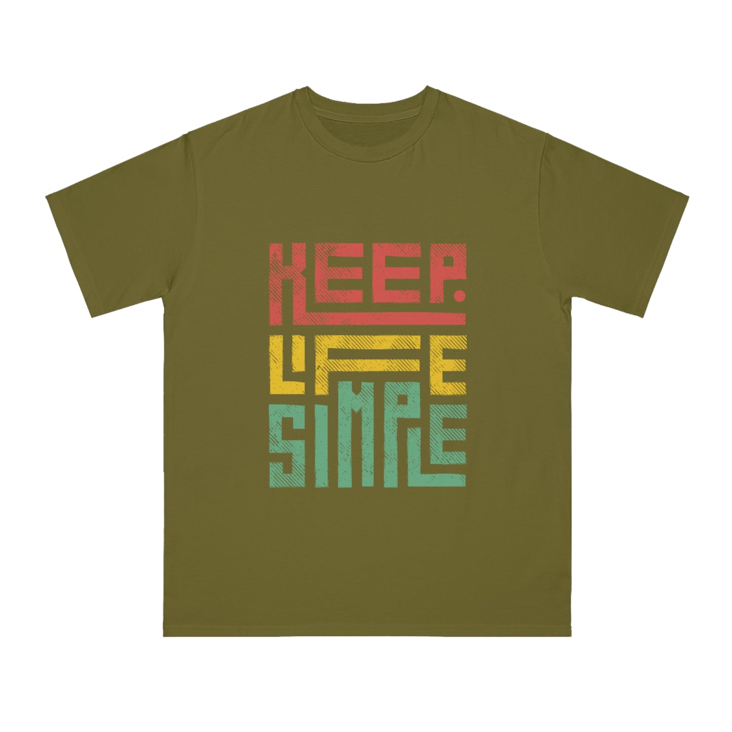 Keep Life Simple - Eco-Friendly T-Shirt - Keep Life Simple Tee, Unisex Casual Wear,